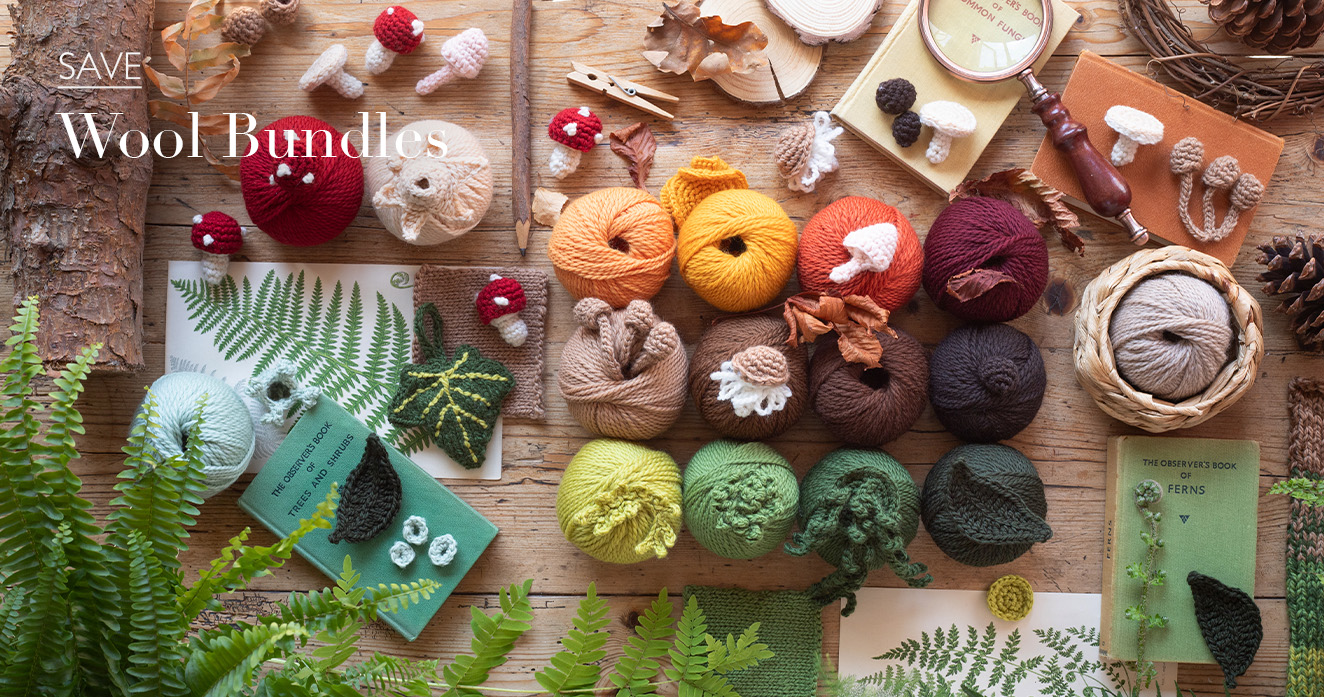 Wool bundles TOFT shop save discounts offers beneath the trees